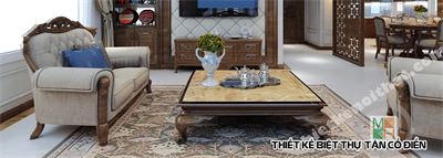 Thiết kế biệt thự Mỹ Văn nhà anh Dũng