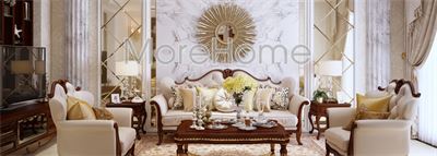 Thiết kế nội thất biệt thự tân cổ điển Tên Lửa TPHCM