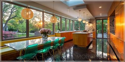 Hòa Quyện Giữa Quá Khứ và Hiện Đại: Khám Phá Căn Bếp Mid-Century Modern Tại Hinsdale...
