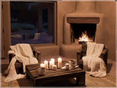 Bình Yên Giữa Bão Giông: Một Buổi Tối Ấm Áp Trong Căn Nhà Adobe Santa Fe...