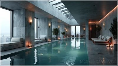 Thiên Đường Thủy Tinh: Khám Phá Hồ Bơi Trong Nhà Đẳng Cấp Tại Penthouse Manhattan...