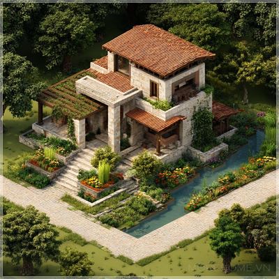 Kiến Trúc Xây Dựng Hiện Đại: Khi Ngôi Nhà Gạch Truyền Thống Gặp Gỡ Vườn Tược Đương Đại...