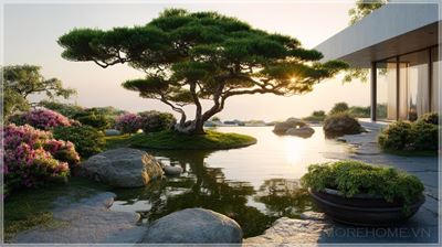 Khoảnh Khắc Bình Minh Trong Vườn Zen - Hành Trình Về Với Tâm Hồn...