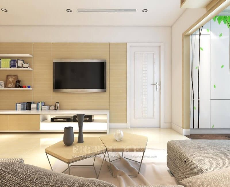 Bàn trà MH-HD047 phong cách hiện đại trang trí phòng khách chung cư lạ mắt