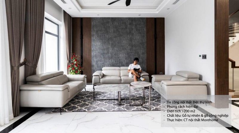 Thi công hoàn thiện nội thất biệt thự cao cấp, sang trọng tại Hà Nội, Tp HCM, Đà Nẵng, Hải Phòng