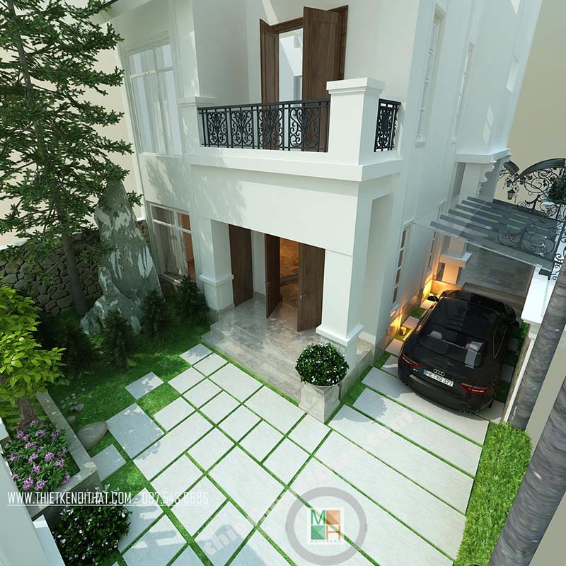 Thiết kế biệt thự 2 tầng đẹp