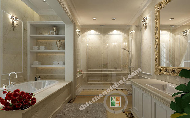 thiết kế nội thất phòng tắm đẹp