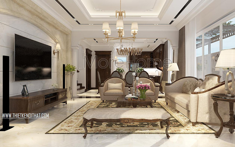 thiết kế nội thất biệt thự đẹp