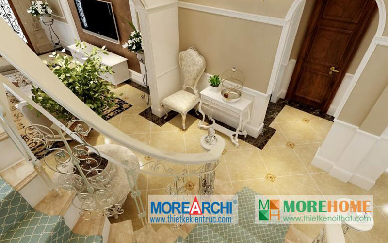 thiết kế biệt thự tân cổ điển cao cấp