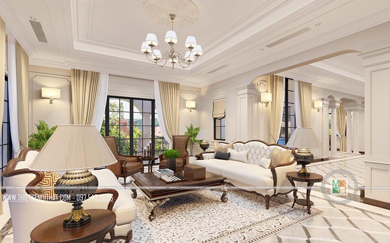 biệt thự tân cổ điển hiện đại