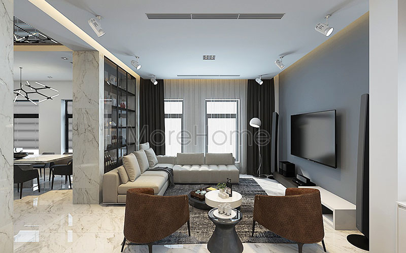 Thiết kế biệt thự Vinhomes Central Park phong cách hiện đại