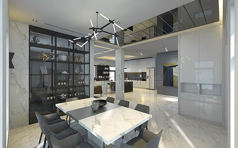 Thiết kế biệt thự Vinhomes Central Park phong cách hiện đại