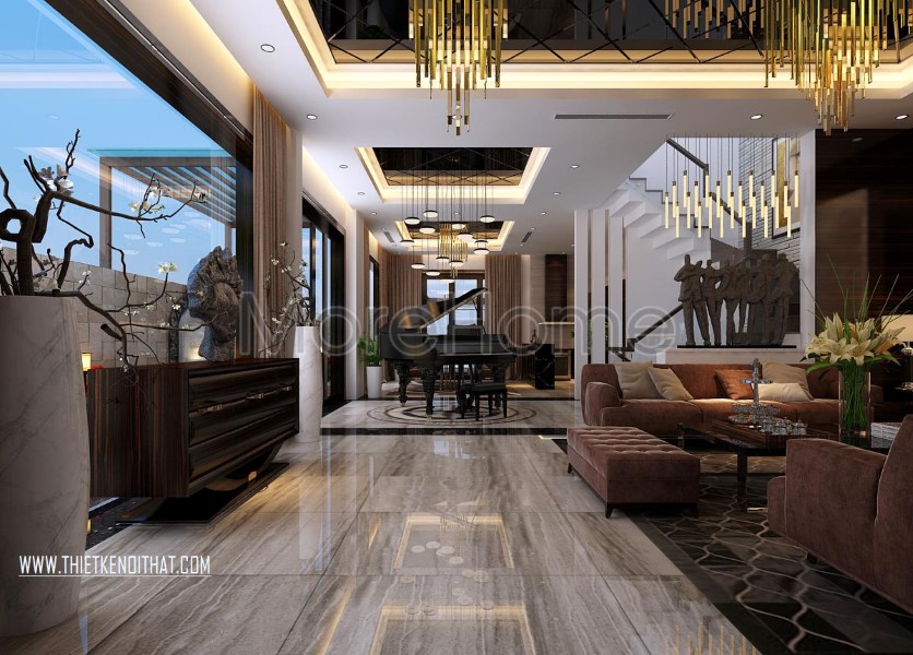 Mẫu thiết kế biệt thự hiện đại có bể bơi độc đáo 1