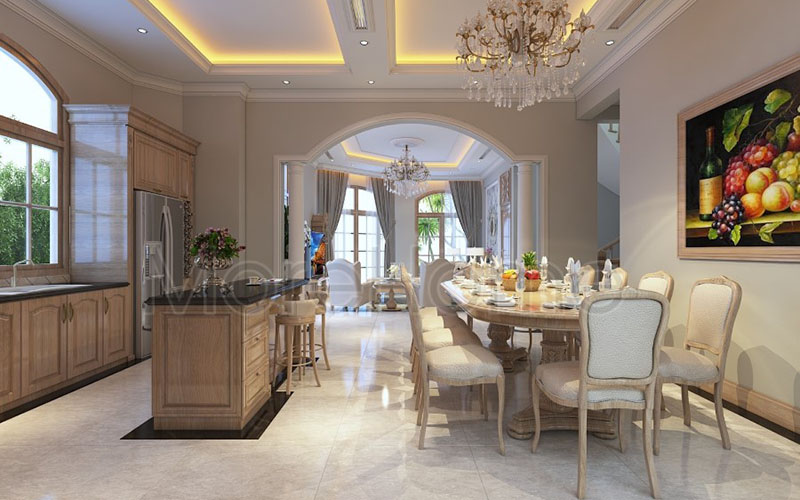 Phong cách thiết kế biệt thự nhà vườn tinh tế