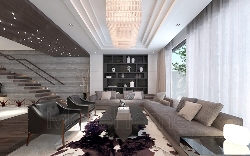 Biệt thự hiện đại với cách trang trí nội thất sáng tạo