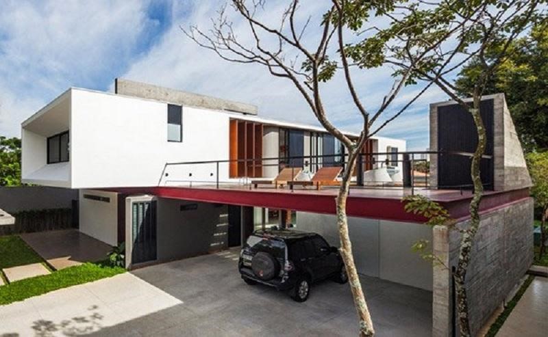 Thiết kế nhà Planalto hình chữ nhật lạ mắt ở Brazil Thiết kế nhà Planalto hình chữ nhật lạ mắt ở Brazil