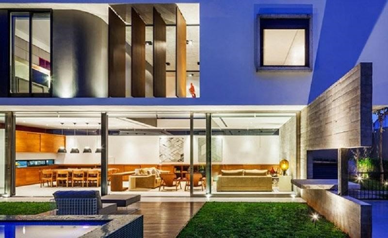 Thiết kế nhà Planalto hình chữ nhật lạ mắt ở Brazil Thiết kế nhà Planalto hình chữ nhật lạ mắt ở Brazil