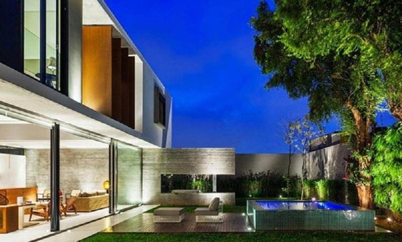 Thiết kế nhà Planalto hình chữ nhật lạ mắt ở Brazil Thiết kế nhà Planalto hình chữ nhật lạ mắt ở Brazil