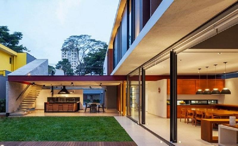 Thiết kế nhà Planalto hình chữ nhật lạ mắt ở Brazil Thiết kế nhà Planalto hình chữ nhật lạ mắt ở Brazil