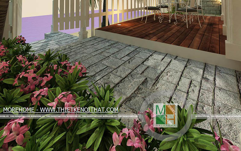 Thiết kế biệt thự nhà vườn hiện đại và thân hiện