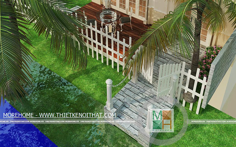 Thiết kế biệt thự nhà vườn hiện đại và thân hiện