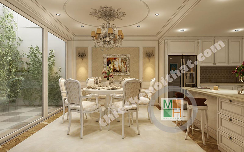 Chọn mẫu giấy dán tường phòng khách sang chảnh