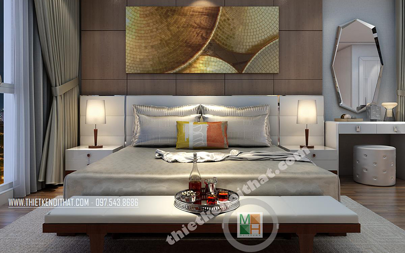 Tư vấn chọn bàn trang điểm trong thiết kế phòng ngủ