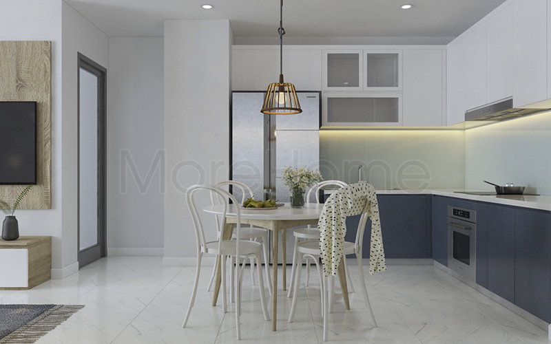 Bố trí không gian nhà bếp với diện tích hạn hẹp