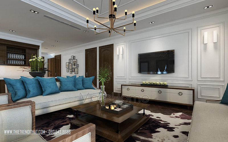 Thiết kế nội thất chung cư phong cách hiện đại