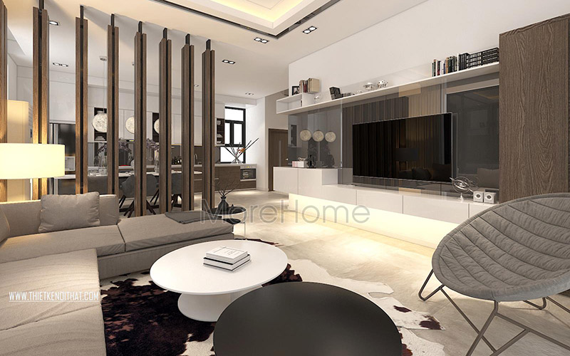 Nội thất biệt thự trong gia đình 3 thế hệ