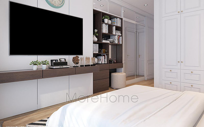 Đặt góc làm việc gọn gàng trong phòng ngủ