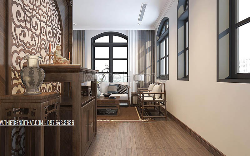 Những mẫu bàn thờ, tủ thờ phù hợp với nhiều không gian nhà ở